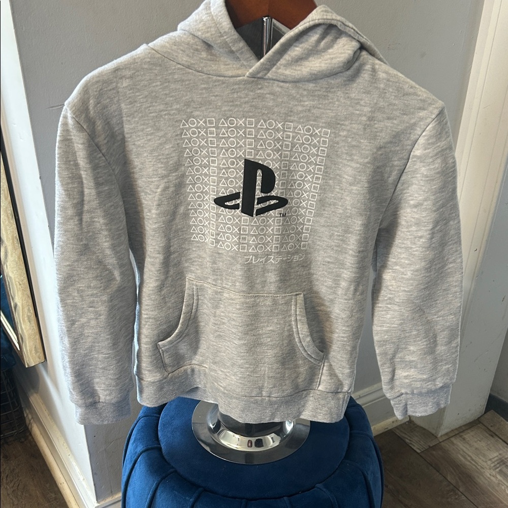 Sony Light Gray PlayStation Kids Hoodie